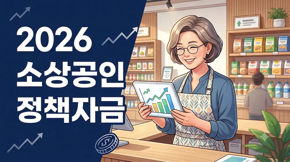 2026 소상공인정책자금 자금별 한도 및 금리 비교표